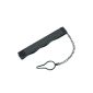 DonDon® men tie clip tie clip - black patterned (jewelry)