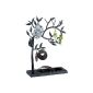 St. Leonhard Decorative jewelry tree black 27cm from full metal, height (with stand 30cm) (household goods)