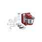 Bosch food processor MUM48R1 MUM4 (600 watts, 3.9 liter, stainless steel mixing bowl, food processor, recipes DVD) red (household goods)