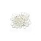 Imagine Beads - Lot 100 double silver rings 10X0,7mm