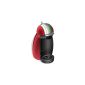 YY1782FD Krups Dolce Gusto machine Capsule Plastic Black / Red 22 x 15.9 x 28.7 cm (Kitchen)