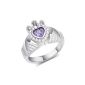 Claddagh wedding rings GOMO fashion brand designer jewelry crown with heart rhinestone (Jewelry)
