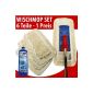 Mop set of 6 in 1 mop mop mop holder Klapphalter telescopic handle (50 centimeters, mop set standard) (household goods)