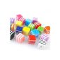 20 beads mix of colorful cubes Resin 8mm cube beads -1417