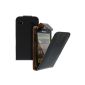 Flipcase Case for Samsung Galaxy S1 i9000 in Black Slim (Electronics)