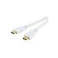 HQ CABLE-557W-10 Gold plated HDMI 1.3 Cable 10 m White (Accessory)