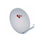 Triax TDA 64 H-1 satellite dish with LNB mount 65 cm (25.6 inch) gray (Accessories)