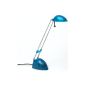 Brilliant G64548A03 Paddy 20W Desk Lamp transparent / blue (household goods)