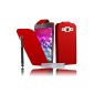Case Cover Luxury Red Samsung Galaxy Grand G530FZ Prime SM-3 and PEN + FREE MOVIES !!  (Electronic appliances)
