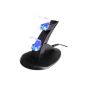 NuoYa005 USB LED charging dock station stand for Dual Playstation 4 PS4 game controller (Add a Cycling Reflective tape as a gift) (Misc.)