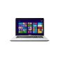 Asus F751MA-TY238H 43.9 cm (17.3-inch) notebook (Intel Core 2 Quad-N2940, 2.2GHz, 8GB RAM, 1000GB HDD, Intel HD, DVD, Win 8) white (Personal Computers)