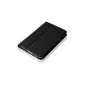 Hostey Original Case Cover for Samsung Galaxy Tab 2 7.0 P3100 P3110 with WIFI 3G support (Bio PU leather) (Black / Black) (Electronics)