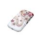 kwmobile Hard Case with Flower Design for Samsung Galaxy S3 i9300 / i9301 S3 Neo in (Wireless Phone Accessory)