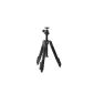 CULLMANN Nanomax 400T travel tripod incl. Ball head and tripod bag (3 drawers, load capacity 2.5 kg, 86.5 cm height, packing size 30 cm) (Accessories)