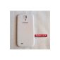 Original Samsung Galaxy S4 I9500 GT-I9505 battery cover battery cover white (Electronics)