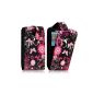 Cover shell Case for Samsung S3350 Chat 335 with HF13 pattern (Electronics)
