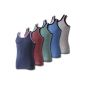 Lavazio® 6 Pack Men vests underarm shirts Sport shirts (Textiles)