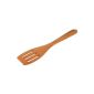 Hofmeister Holzwaren spatula, slotted, oiled, cherry-wood (household goods)