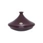 Emile Henry - 375535 - Flat FOR Tajine glazed ceramic - fig colors - Ø 35 Cm - Capacity 3.5 L (Kitchen)