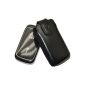 Original Suncase bag / Doro PhoneEasy 612gsm - 612 / Leather Case Mobile Phone Case Leather Case Cover Case Cover / black (Electronics)