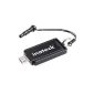 [USB Stick for PC and Android] Inateck TF & Micro SD card USB card reader for Windows / Mac OS / Android Samsung smartphone and Galaxy Tab / HTC / LG / Nexus | mini USB Flash Drive for PC and Android with OTG function (Electronics)