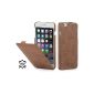 StilGut®, UltraSlim leather cover for iPhone 6 (4.7 inches) in vintage cognac (Electronics)