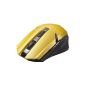 Perixx MX-1200Y, Optical Mouse Gamer - dual mode wired and wireless - Avago ADNS 2000ppp 3050 Optical Sensor - Battery Charging Dock with Li-ion - Omron Micro Switch - The voting rate HZ 1000 - Yellow (Electronics)