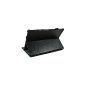 Sony Xperia Tablet Z Mulbess 2013 Ultra Slim Genuine Leather Case Smart Cover Leather Case Cover with Multi Rack, Black (Electronics)