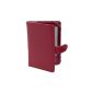 The original Gecko Covers Sony PRS T1 and T2 Sony PRS Touch Cases E-Reader Ebook Cover red dark (Electronics)