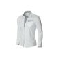 MODERNO Slim Fit Fashion Shirt White Man HAD (Asia XL) (Clothing)