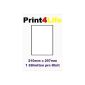 100-sheet A4 white adhesive paper;  Used for all inkjet printers!  (Electronic devices)
