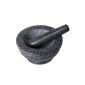 Songmics mortar with pestle granite polished 16 × 8 cm stone KGG005 (household goods)