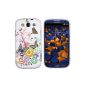 mumbi TPU Silicone Case for Samsung Galaxy S3 i9300 white Case Butterfly colorful (Wireless Phone Accessory)