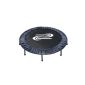 11987 trampoline foldable 140cm diameter Ø load capacity 150 kg, 8 stable feet + safety cushion around (Misc.)
