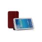 Ultra Slim Protective Case for Samsung Galaxy Tab 3.0 P3200 Premium 7 inch PU leather in brown (Electronics)
