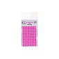 8mm Flourscent Pink Dot Labels - 520 Stickers (Office supplies & stationery)