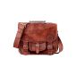 Vintage Leather Satchel - Retro leather shoulder bag by Paul Marius Collection (Luggage)