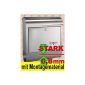 XXL letterbox, stainless steel with EXTRA ANTI-RUST PAINT large stainless steel with Zeitungsrolle postbox retro look cool (Misc.)