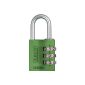 Abus aluminum combination lock 145/30, green, 46617 (tool)