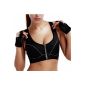 La Isla Ladies Level 3 support zippered removable padding sports bra (Textiles)