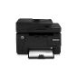 Hewlett Packard LaserJet Pro M127fn laser multifunction printer (scanner, copier, fax, 600 x 600 dpi, RJ-45, USB 2.0) Black (Accessories)