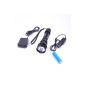 Bright LED 500lm rechargeable flashlight lamp light