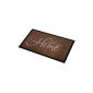 Doormat doormat Schmutzfangmatte brown Welcome Home 45x75cm (Misc.)