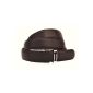 Real leather belt automatic Businss 3.2 cm in brown or black 95 cm - 125 cm long can be shortened (Textiles)