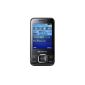 Samsung E2600 mobile phone black block (electronics)