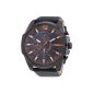 Diesel Men's Watch Chronograph Quartz XL Mega Chief Leather DZ4291 (clock)
