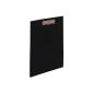 Herlitz padded 5684105 clipboard folder A4, color black (Office supplies & stationery)