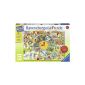 Ravensburger 05509 - Playing LEARn: We learn the clock - 60 pieces Suitable for children (toys)