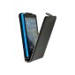 Artificial Leather Cover for Nokia Lumia 820 - black Flipcase - Cover Cubierta PhoneNatic ​​+ protection film (Electronics)
