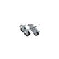 Cogex - 69380-2 Castors 360 ° + 360 ° 2 wheels with brakes on platinum - Ball Bearing - Rubber (Tools & Accessories)